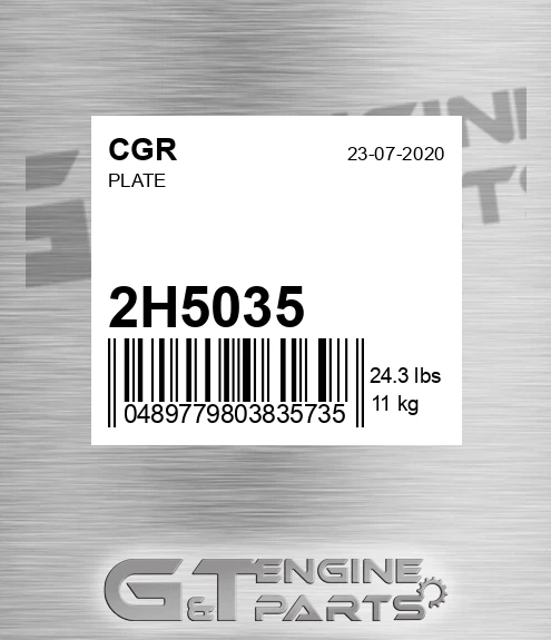 2H5035 Plate
