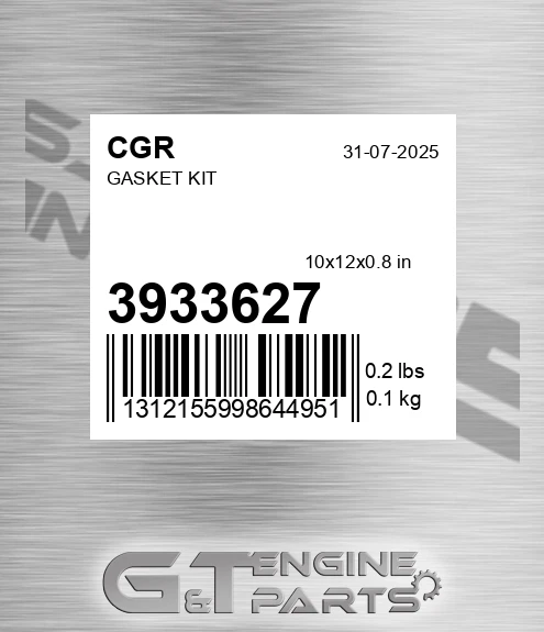 3933627 Gasket Kit