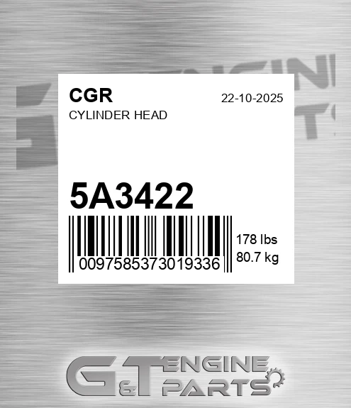 5A3422 Cylinder Head