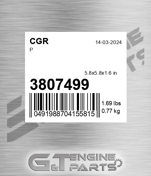 3807499 P for CGR
