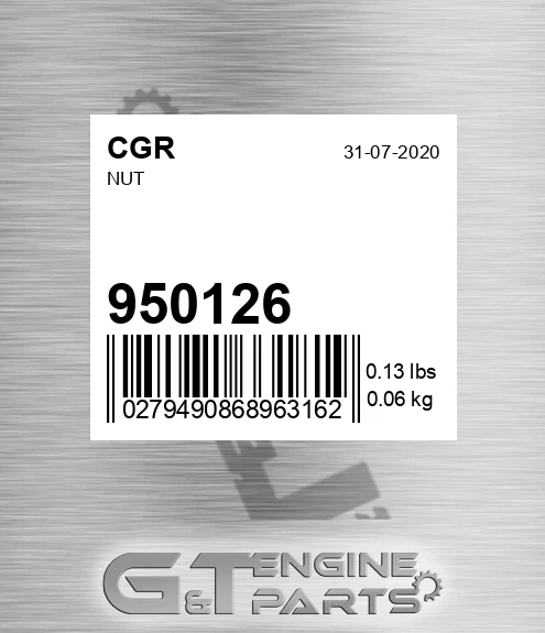950126 CGR Nut