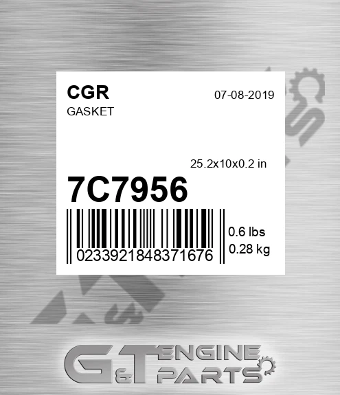 7C7956 Gasket