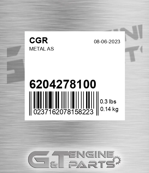 6204278100 Metal As