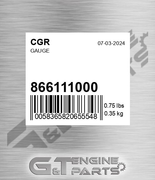 866111000 Gauge