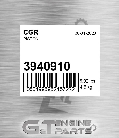 3940910 Piston