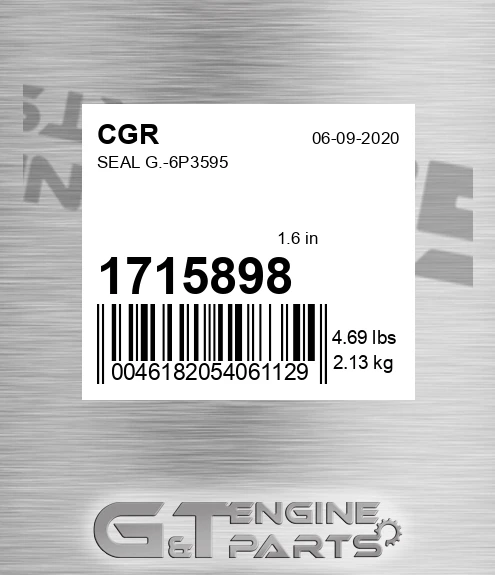 1715898 CGR Seal G.-6p3595