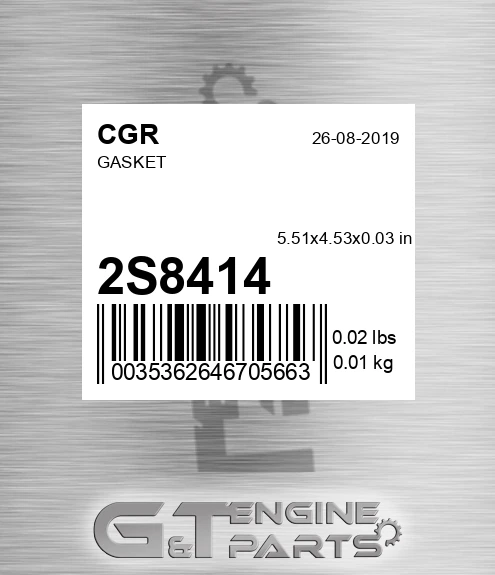 2S8414 CGR Gasket