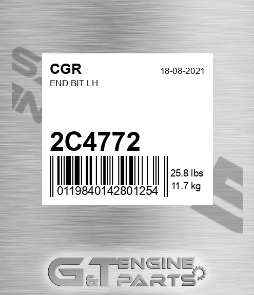 2C4772 CGR End Bit Lh