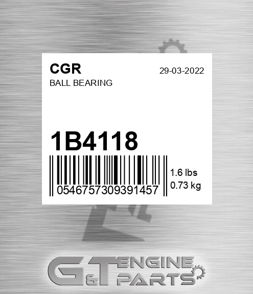1B4118 CGR Ball Bearing