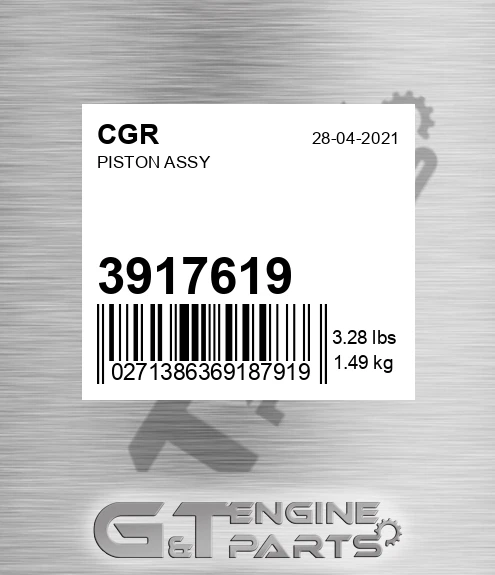 3917619 Piston Assy