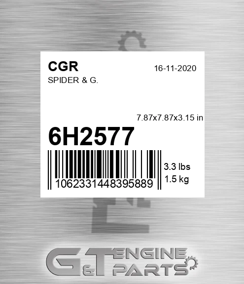 6H2577 Spider & G.
