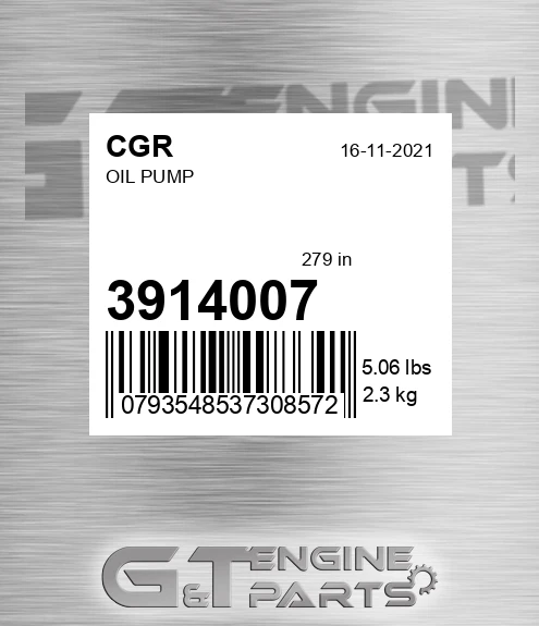 3914007 Oil Pump