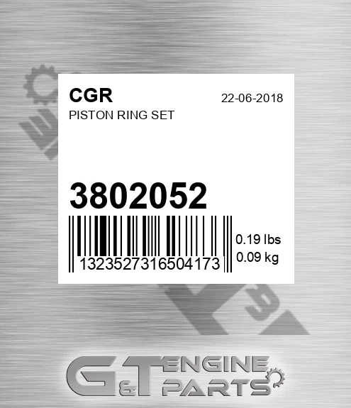 3802052 Piston Ring Set