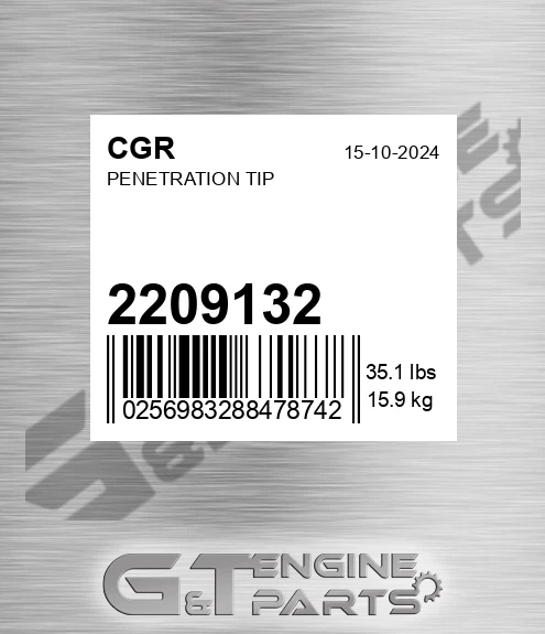 2209132 CGR Penetration Tip