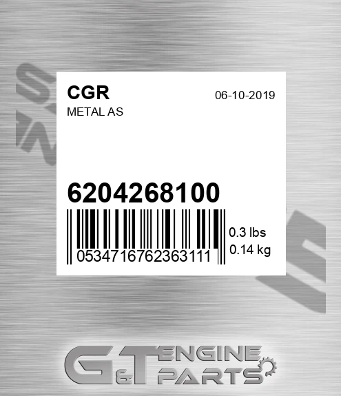 6204268100 Metal As