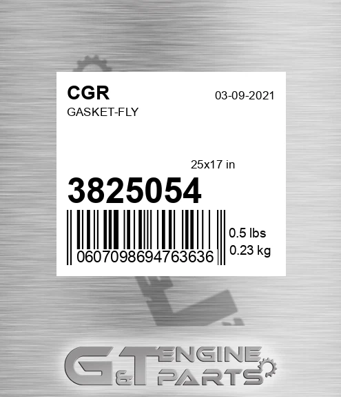 3825054 Gasket-fly for CGR