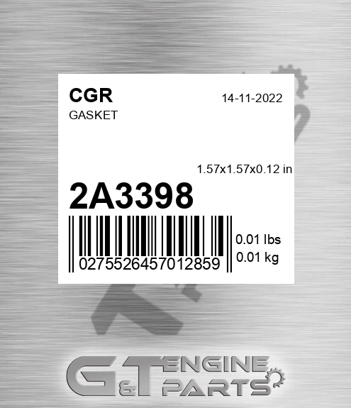 2A3398 CGR Gasket