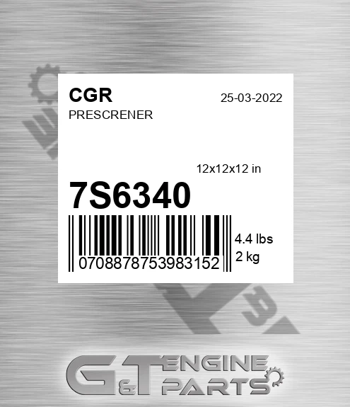7S6340 CGR Prescrener