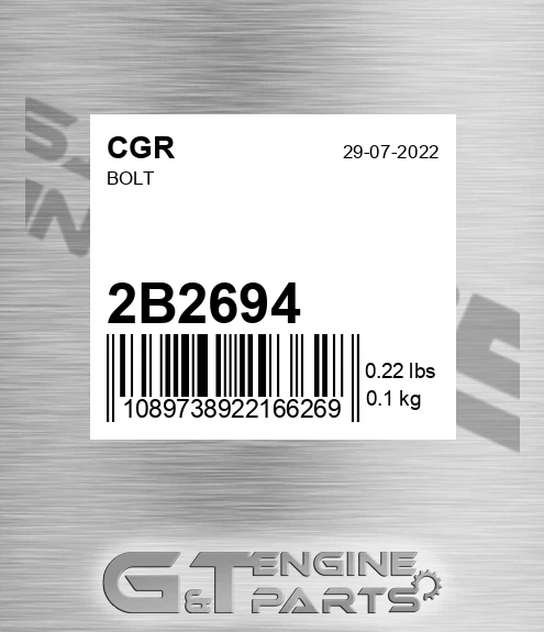2B2694 Bolt