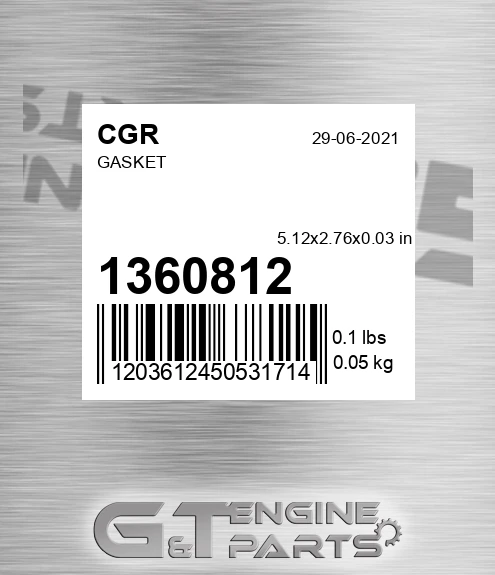 1360812 CGR Gasket