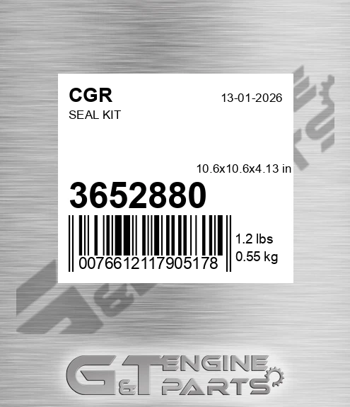 3652880 CGR Seal Kit