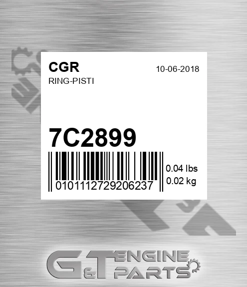 7C2899 CGR Ring-pisti