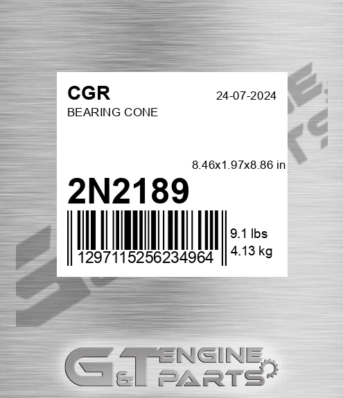 2N2189 CGR Bearing Cone