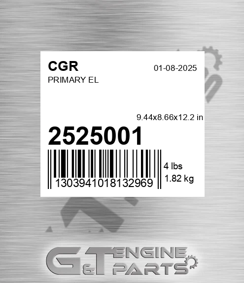 2525001 CGR Primary El