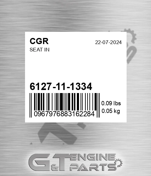 6127-11-1334 Seat In for CGR