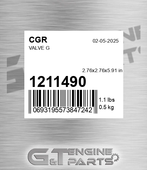 1211490 Valve G