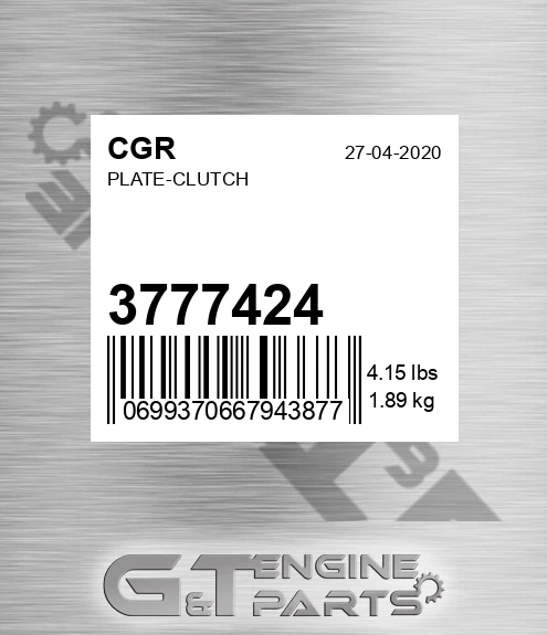 3777424 Plate-clutch
