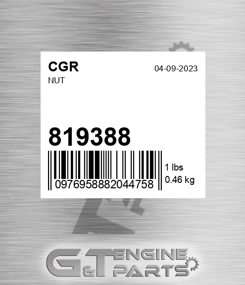 819388 Nut