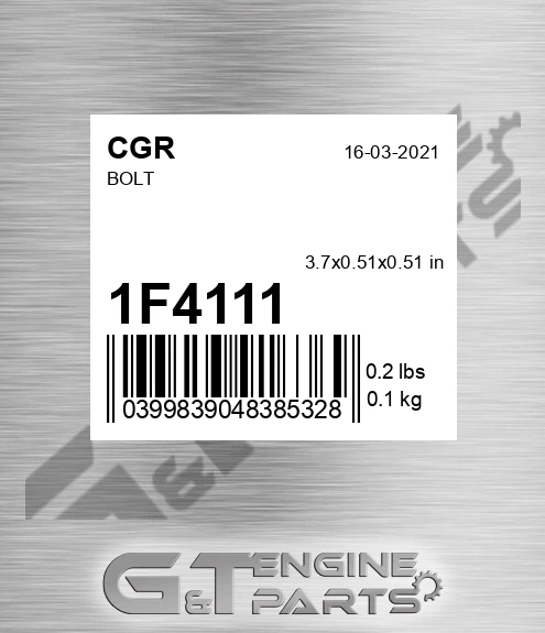 1F4111 Bolt