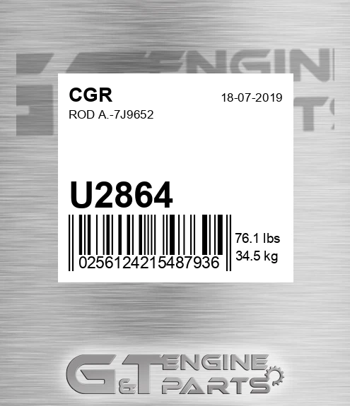 U2864 Rod A.-7j9652