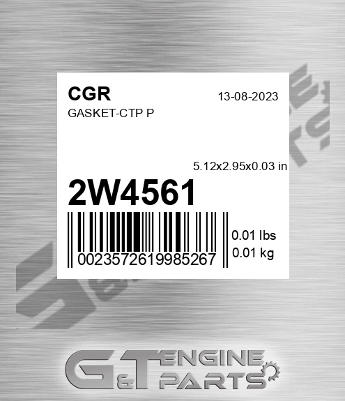 2W4561 Gasket-ctp P