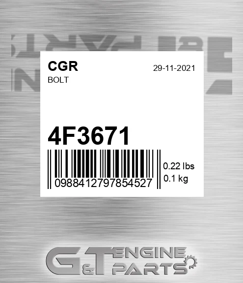 4F3671 Bolt