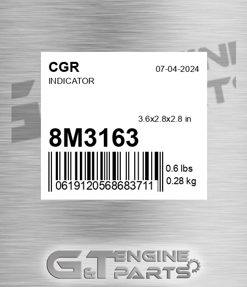 8M3163 CGR Indicator