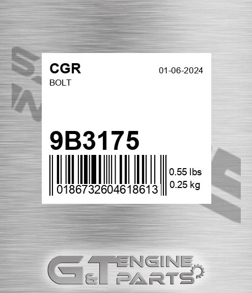 9B3175 Bolt