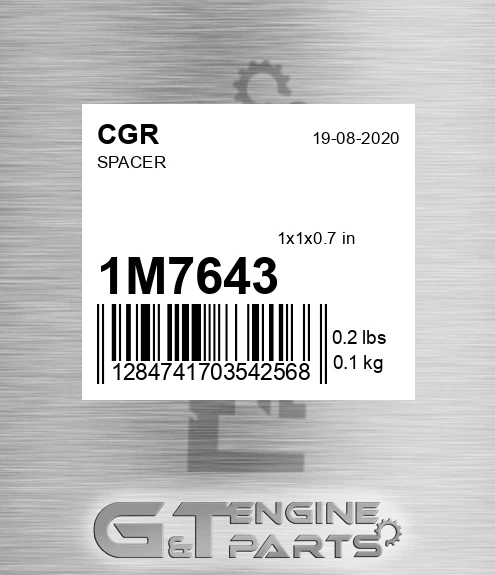 1M7643 CGR Spacer