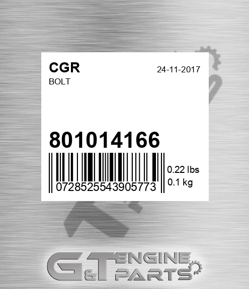 801014166 Bolt