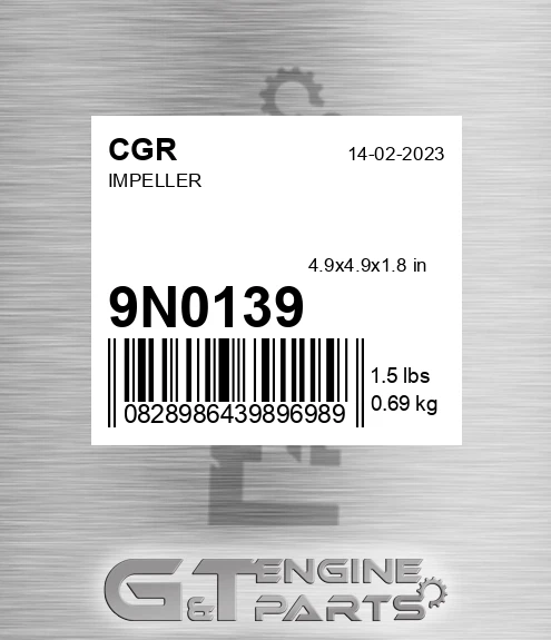 9N0139 CGR Impeller
