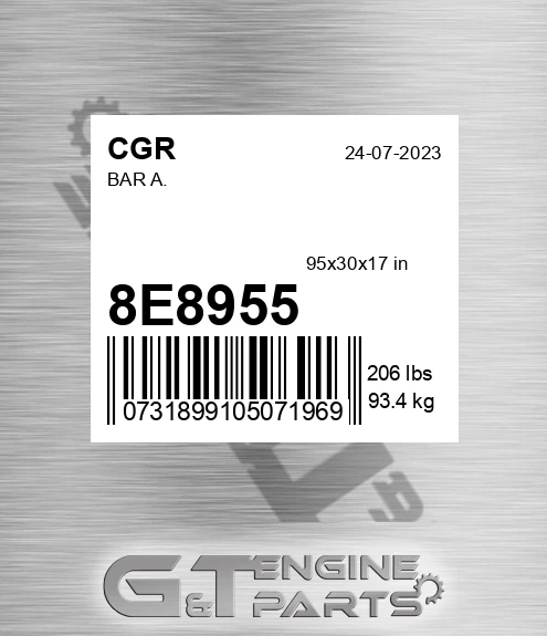 8E8955 Bar A.
