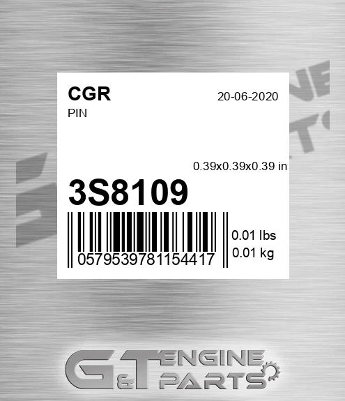 3S8109 CGR Pin