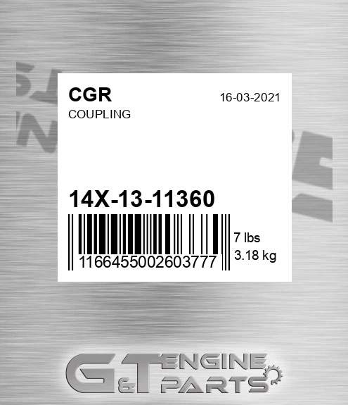 14X-13-11360 Coupling for CGR