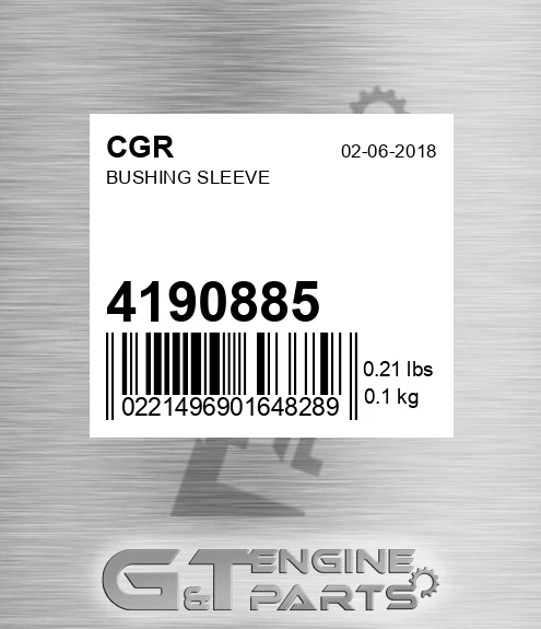 4190885 Bushing Sleeve
