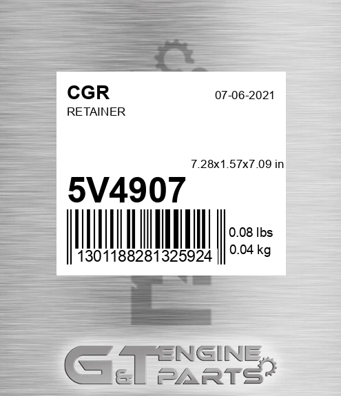 5V4907 CGR Retainer