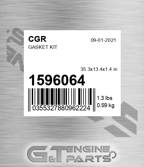 1596064 CGR Gasket Kit