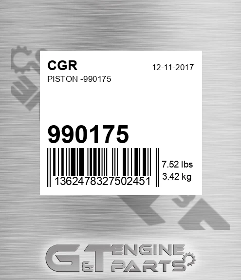 990175 Piston -