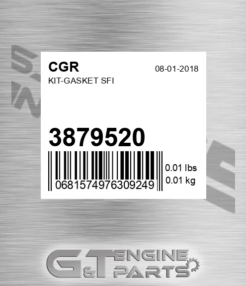 3879520 Kit-gasket Sfi