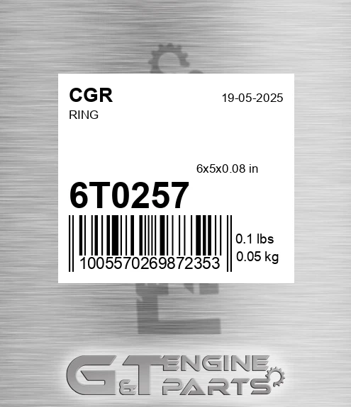 6T0257 CGR Ring